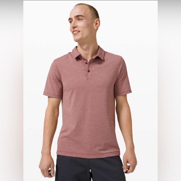 lululemon athletica Other - Lululemon | Evolution Polo | Smoky Heathered Red | Medium |‎ Like New!
